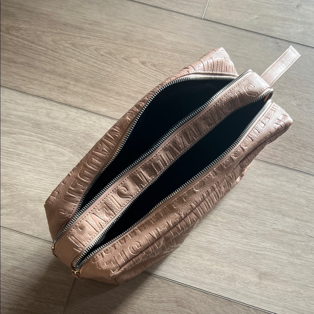 Steve Madden Blush Embossed Cosmetic Bag - Picture 3 of 9